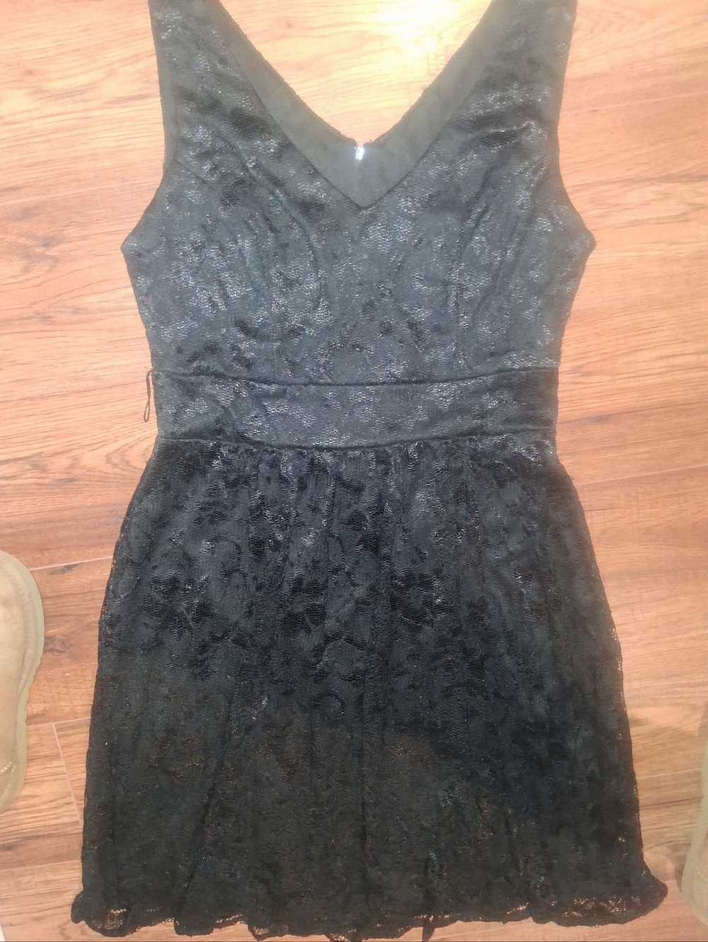 B. Smart Black Lace Cocktail Dress